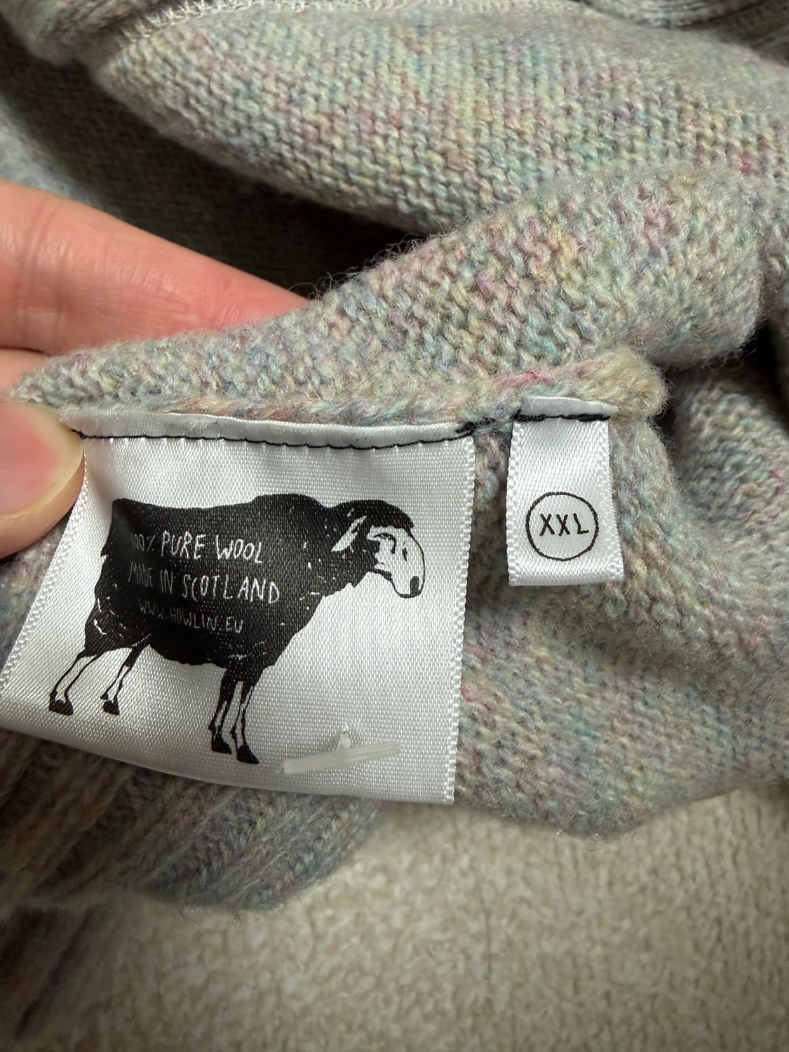 하울린 울 가디건 갤럭시 색상 xxl 상품이미지3