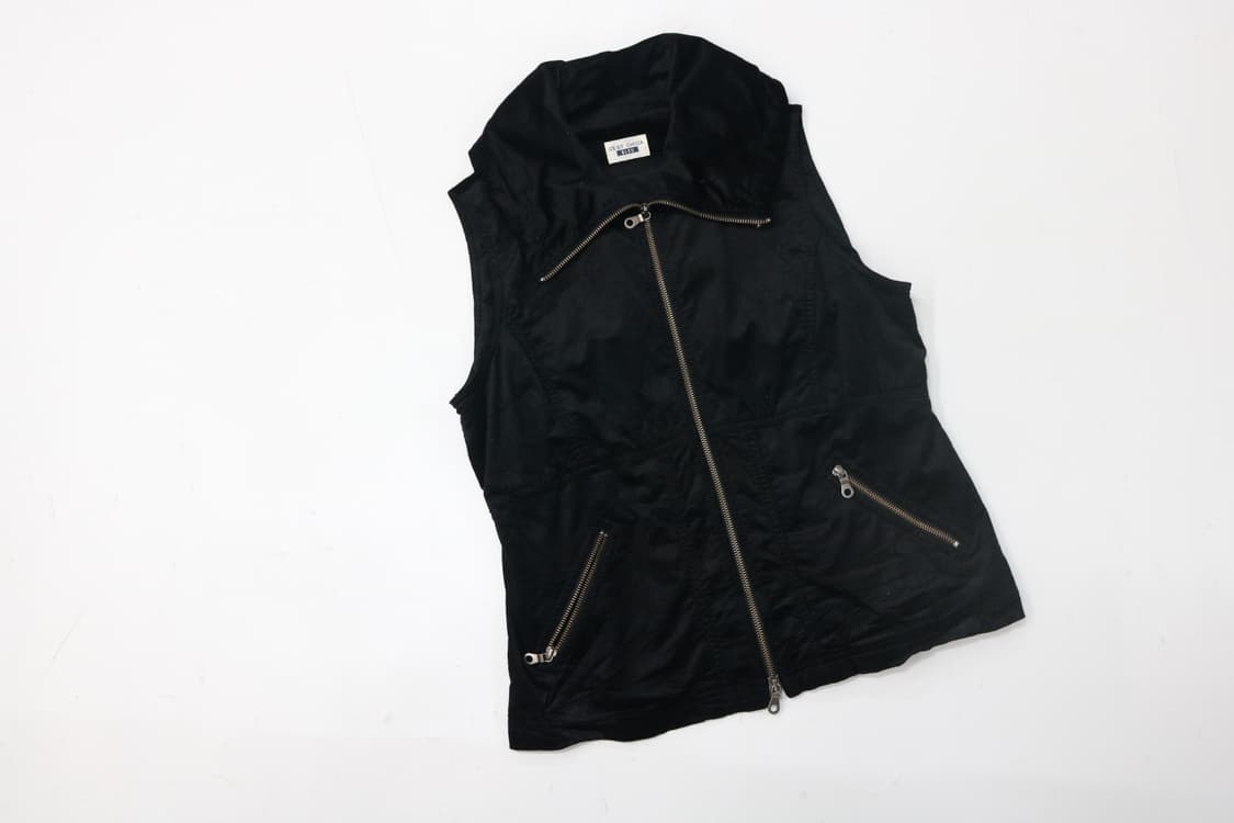 EST CHICA BLEU 쎄 시카 블루 빈티지 코듀로이 집업 베스트 상품이미지2