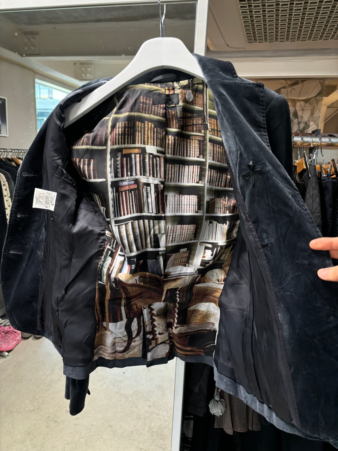 폴스미스 블랙 벨루어 자켓 상품이미지3