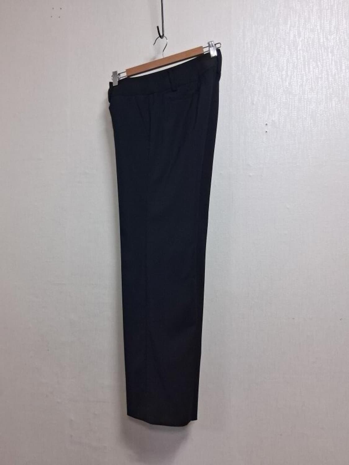 일본수입빈티지 COMME CA  DU MODE 여성 검정 순모 와이드팬츠 상품이미지1