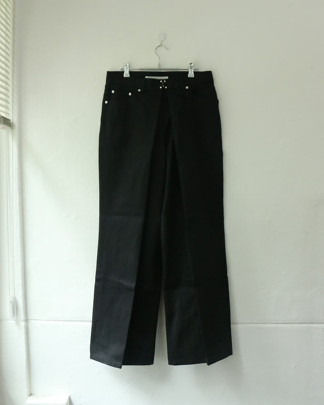 존 로렌스 설리반 블랙 데님 와이드 팬츠 상품이미지4