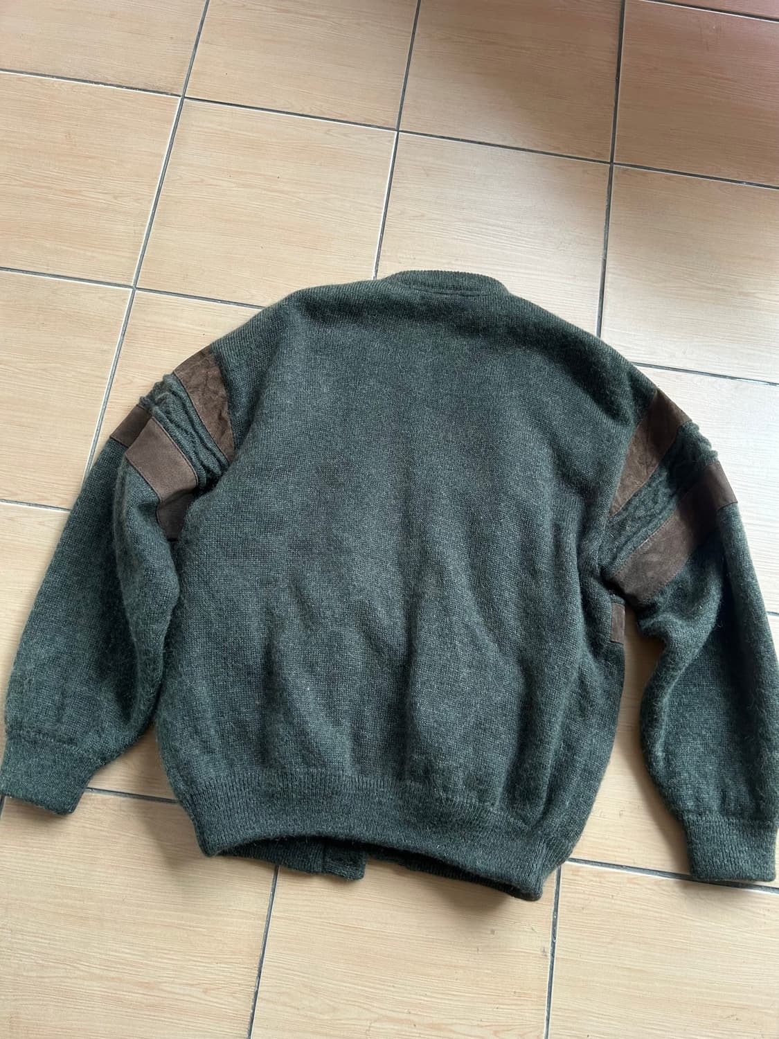 80,90‘s 유럽 울 가디건 상품이미지6