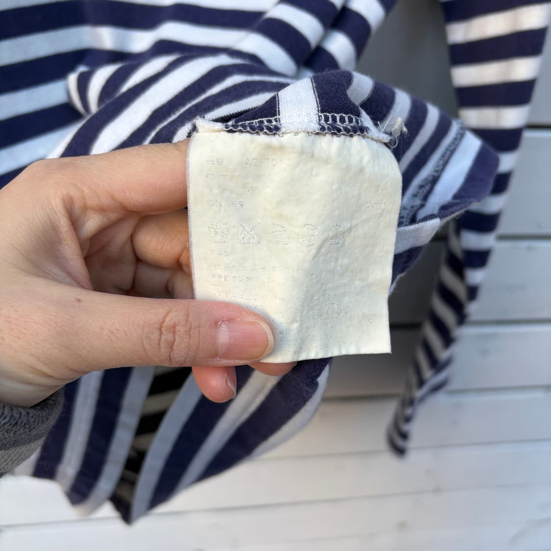 Comme des Garcons 꼼데가르송 스트라이프 롱슬리브 티셔츠 상품이미지5