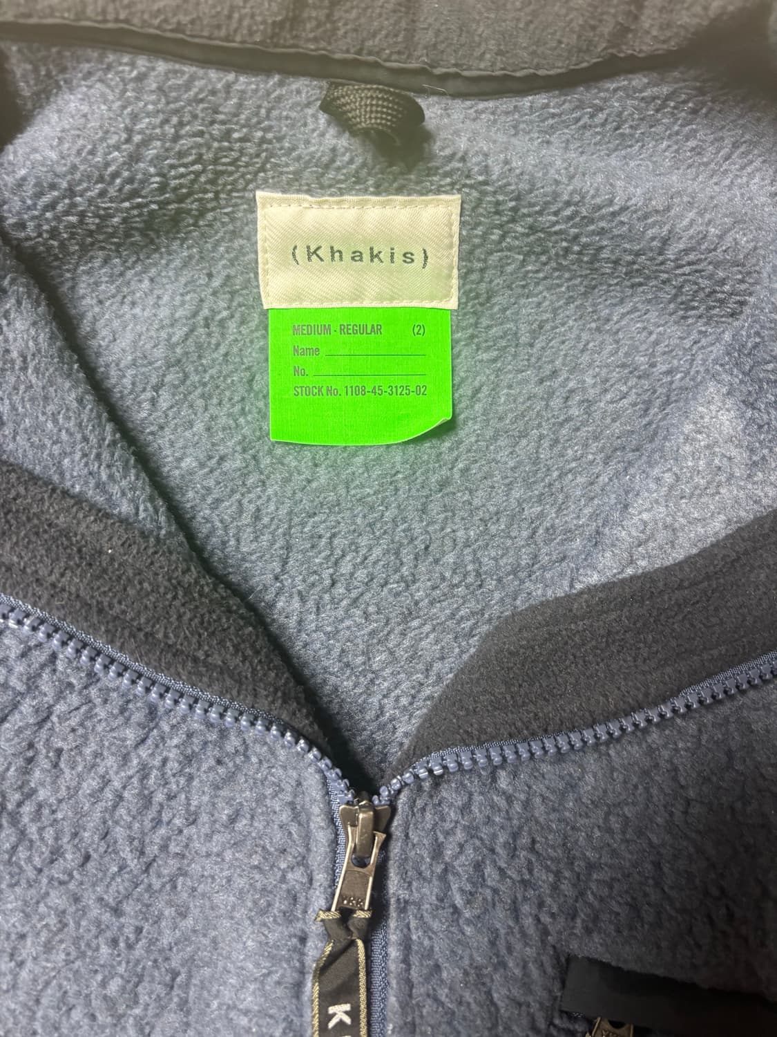 카키스 / 쉐르파 하프 집 풀오버 페이디드 네이비 / M 상품이미지3