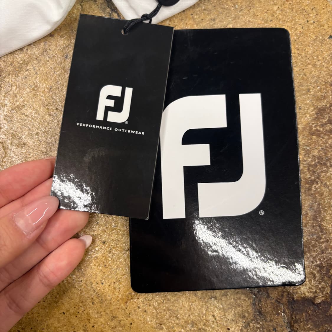 [정품/XL] FJ 풋조이 골프 바람막이 자켓 화이트 b15 상품이미지7