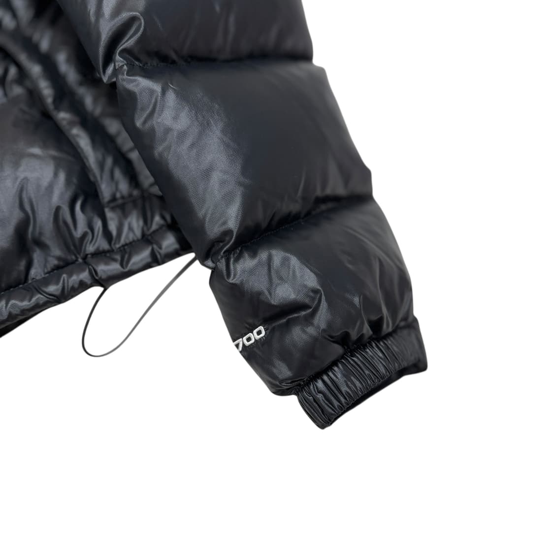 노스페이스 우먼 해외판 크롭 눕시700 숏패딩 자켓 블랙 M 상품이미지2