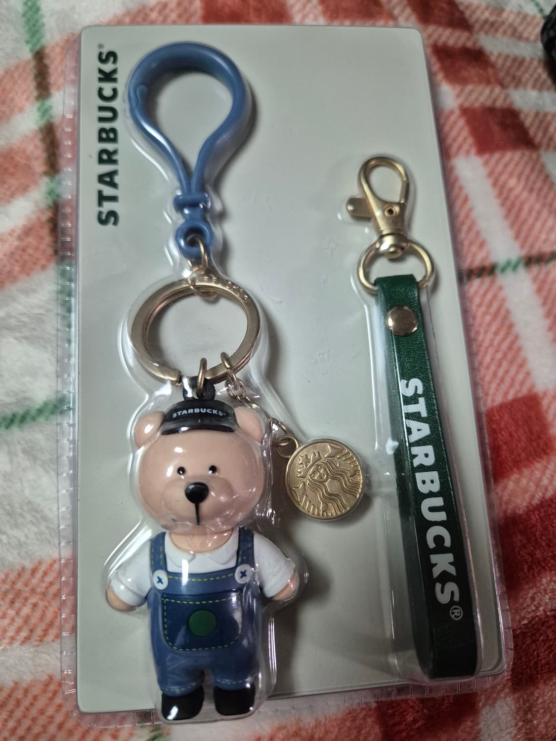 스타벅스 블랙캡 베어리스타 키체인 상품이미지1