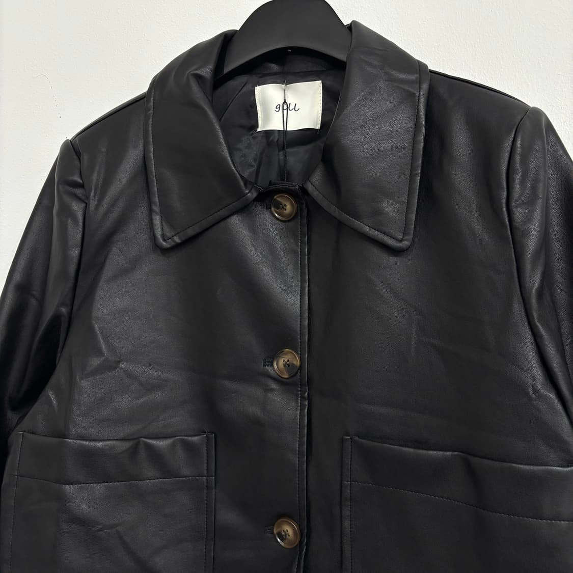 [새상품] 크롭 레더 가죽 자켓 2디자인 상품이미지7