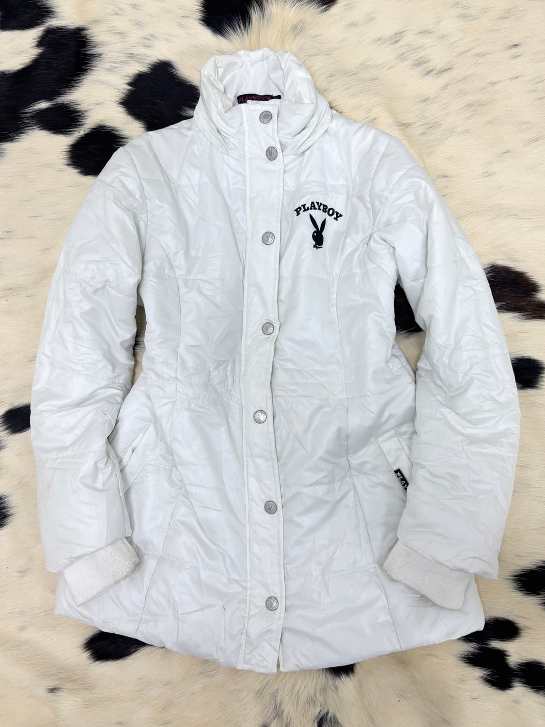 [Playboy]Back Logo Print White Padding 상품이미지6