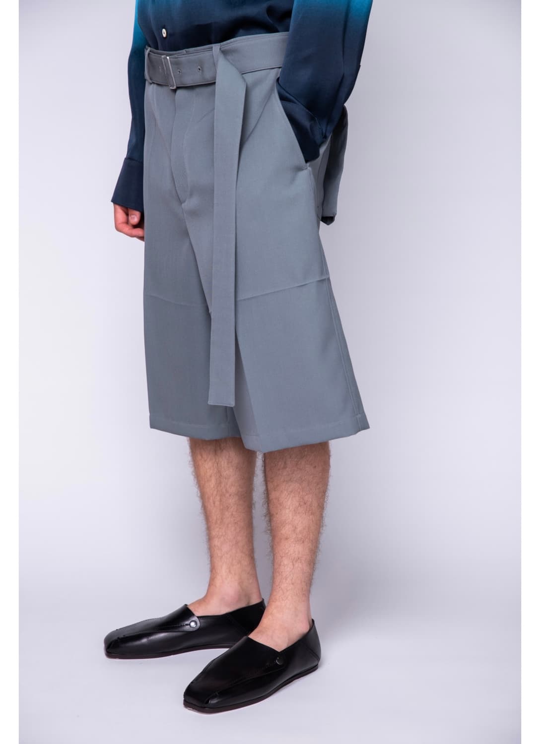 Jil Sander 질샌더 Belted Shorts Gray 숏팬츠 상품이미지1