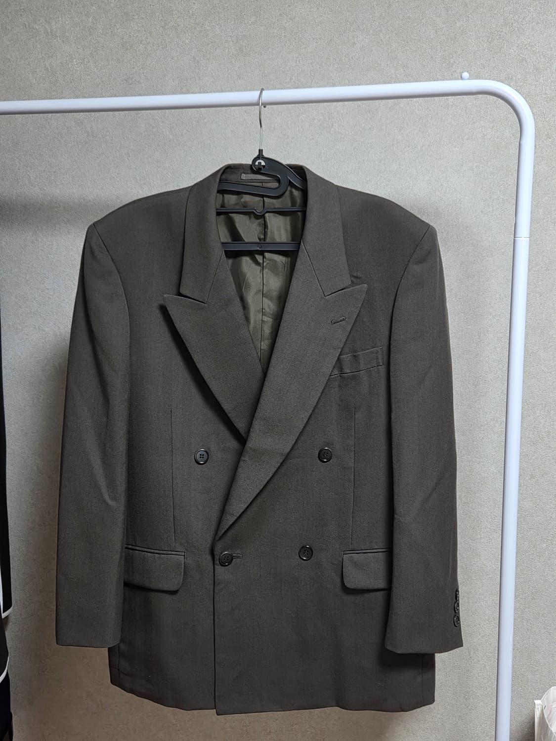 (무배)카키브라운 더블 버튼 블레이저(남자100) 상품이미지2