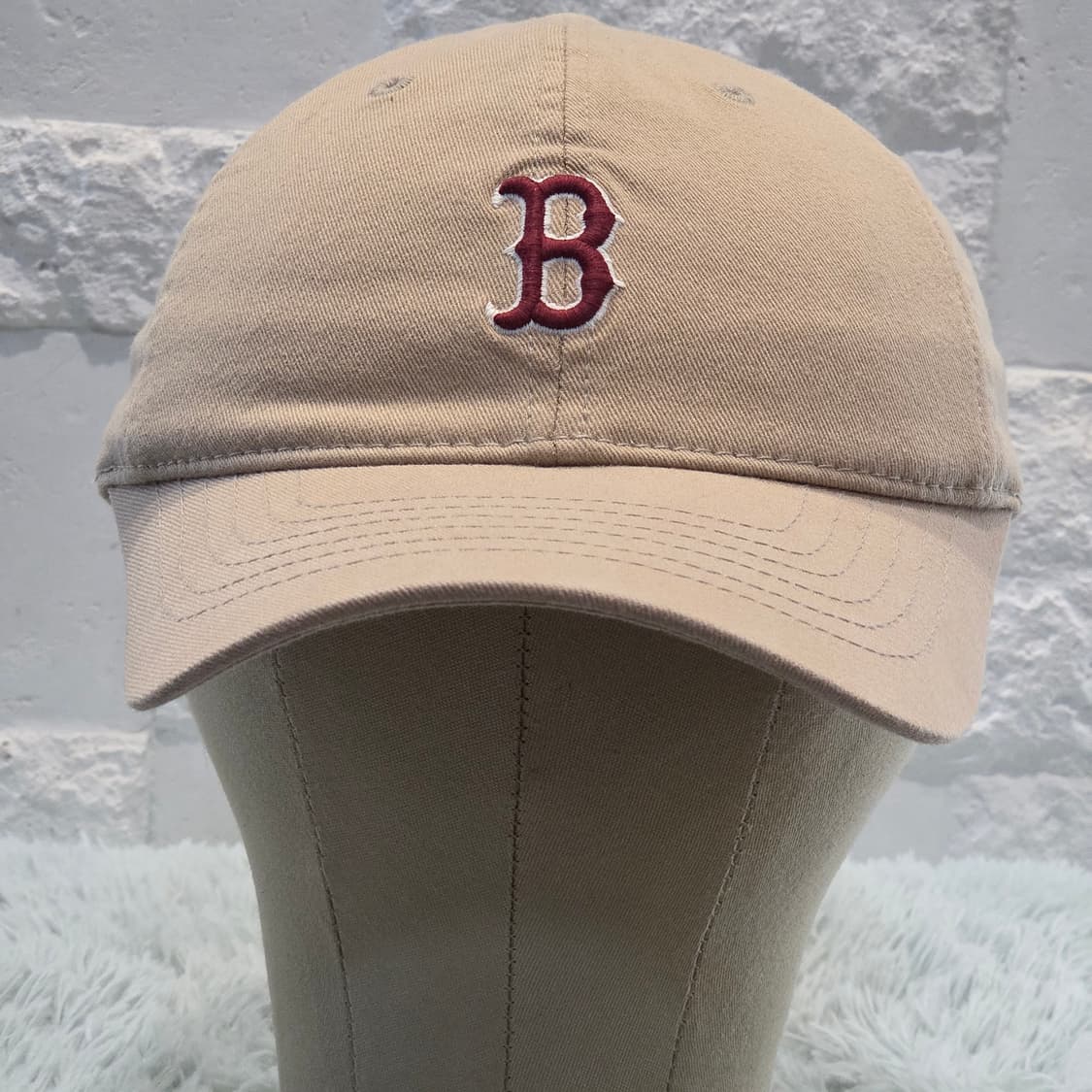 L5-9:MLB 레드삭스 베이지 볼캡 S-M (56-57cm) 상품이미지2