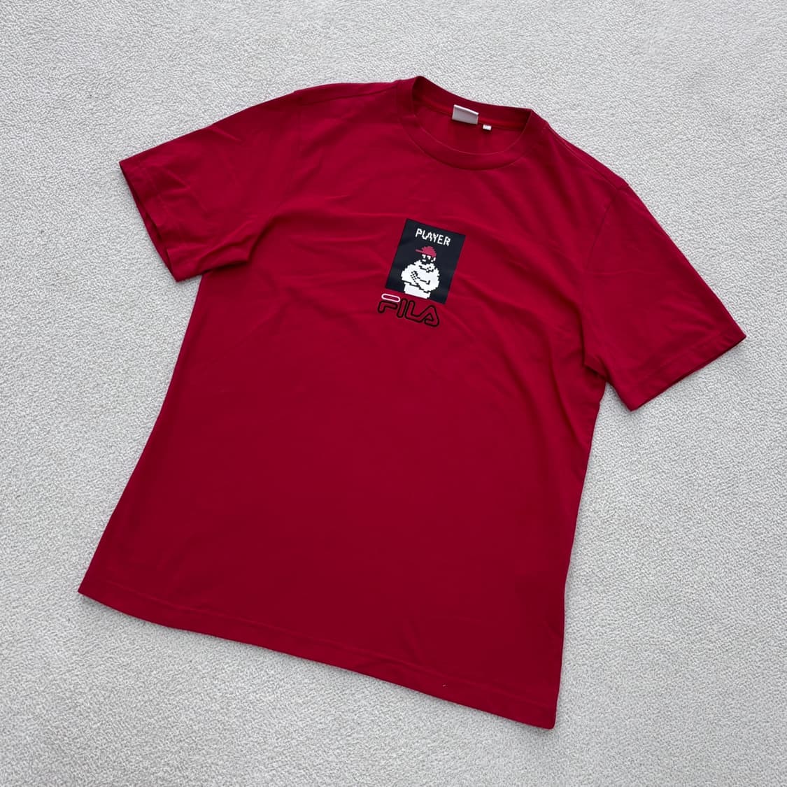 L 휠라 레귤러핏 그래픽 반팔 티셔츠 0416E 상품이미지1