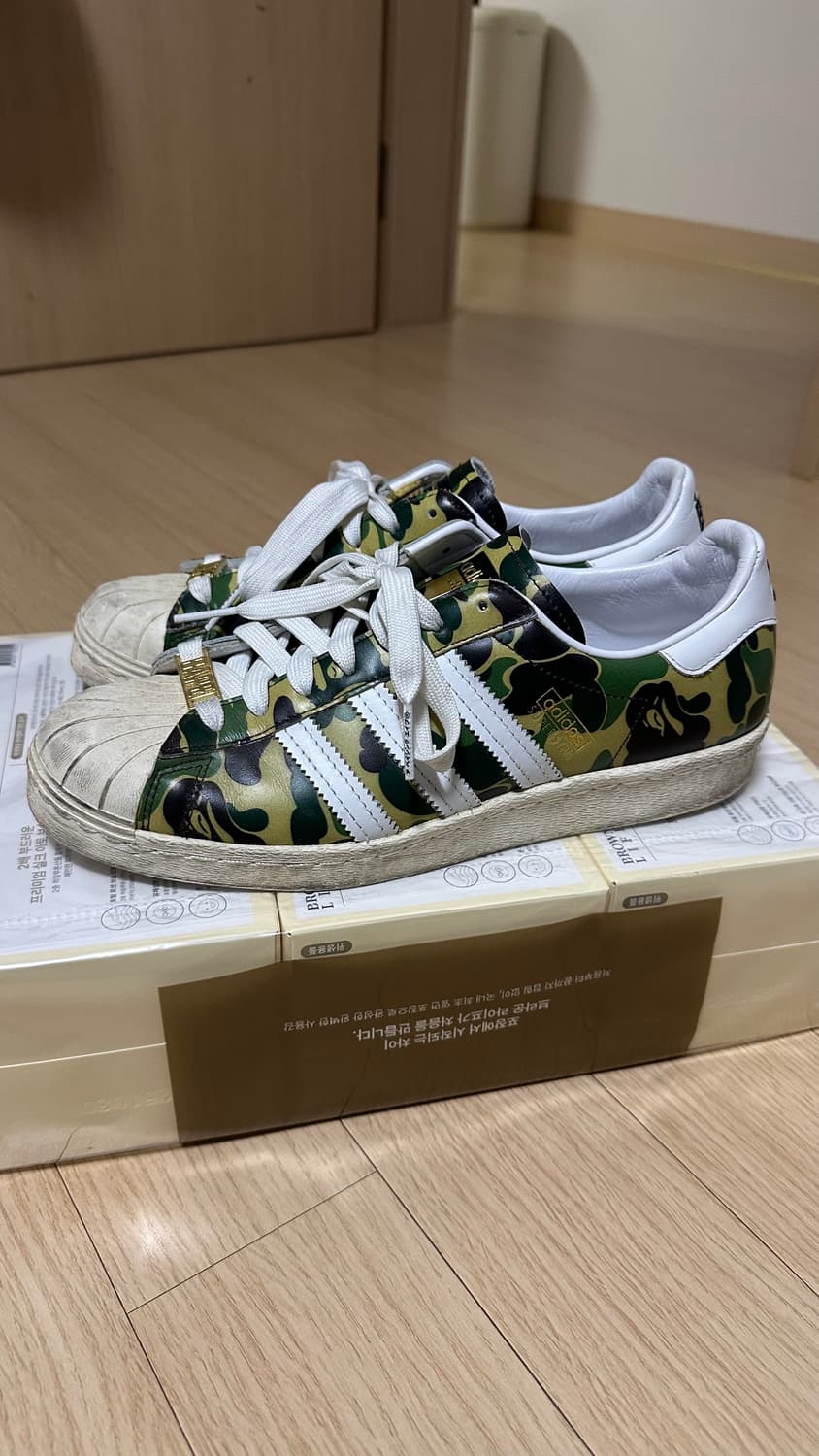 아디다스 베이프 슈퍼스타 260사이즈 판매 합니다. 상품이미지6