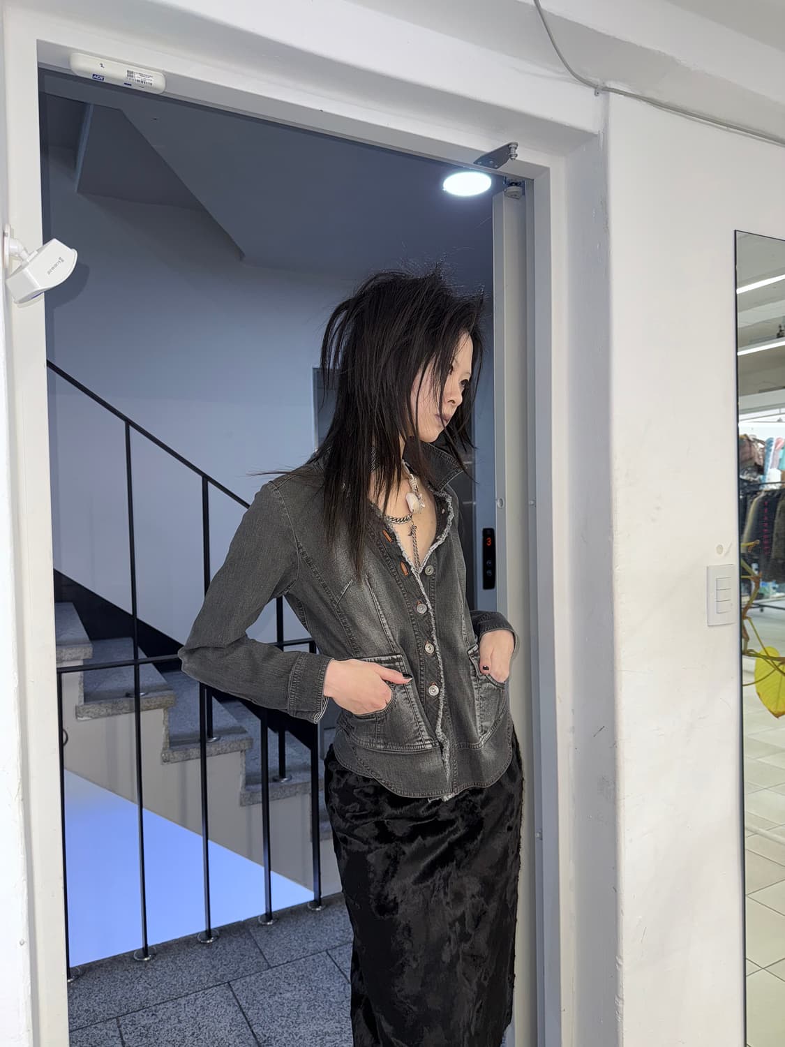 washed denim jacket 상품이미지1