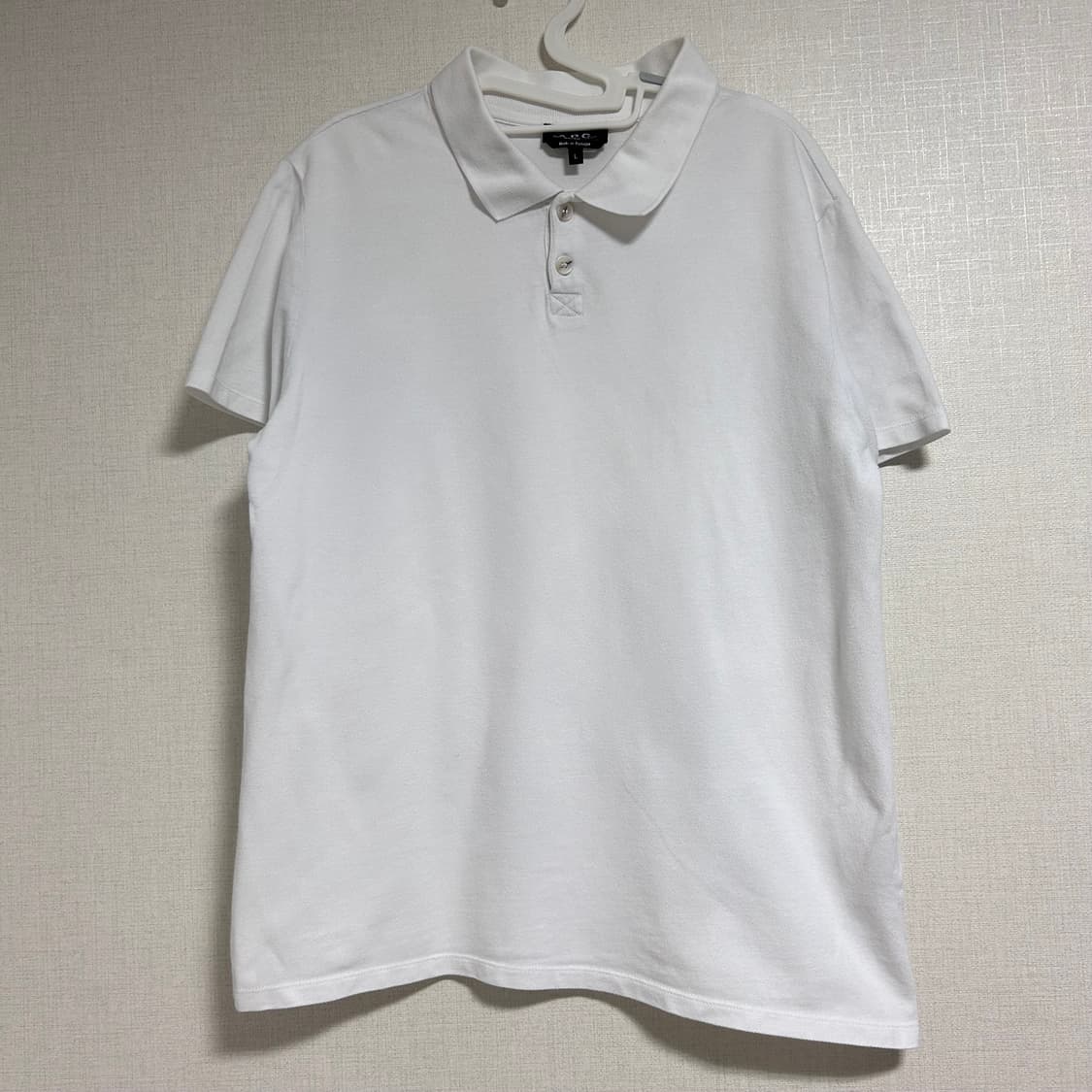 APC 아페쎄 카라 PK 피케 반팔 티셔츠 화이트 L  상품이미지3