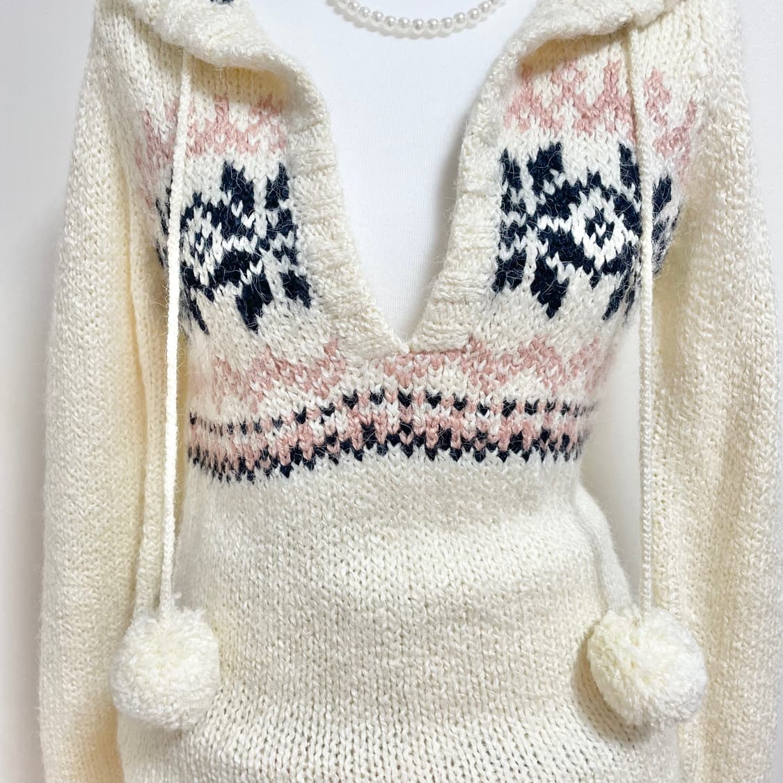 Liz lisa 리즈리사 노르딕 폼폼이 후드 원피스 히메갸루 러블리 갸루 상품이미지4