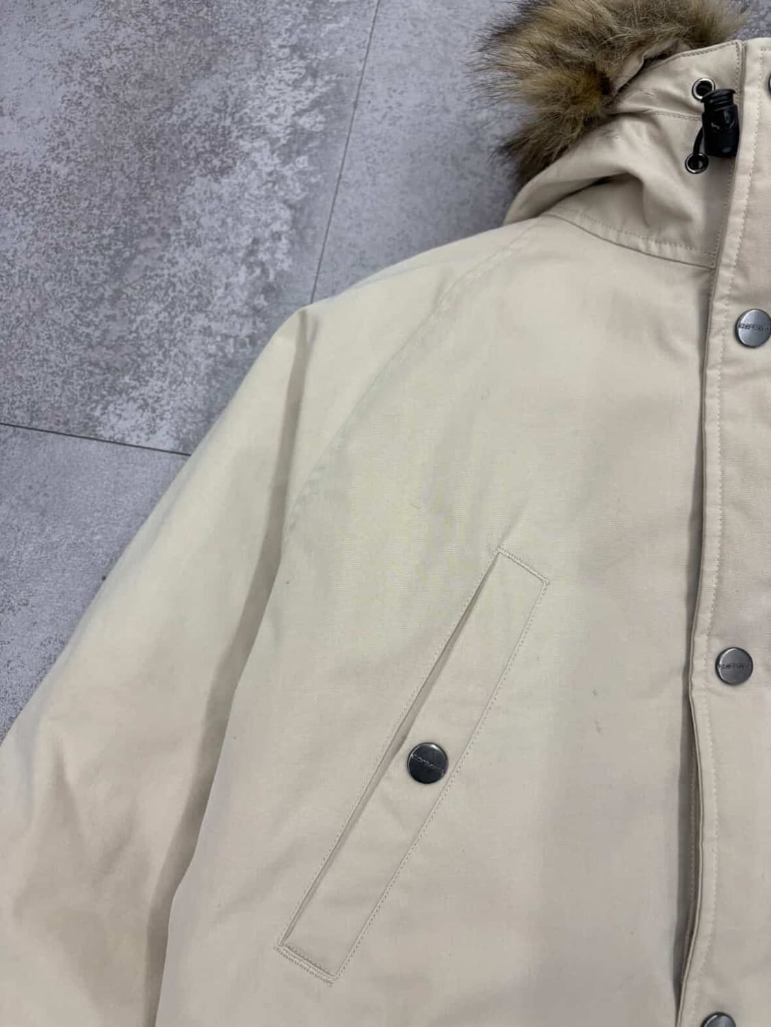 칼하트 WIP 퍼 후드 트래퍼 파카 H1615 상품이미지4