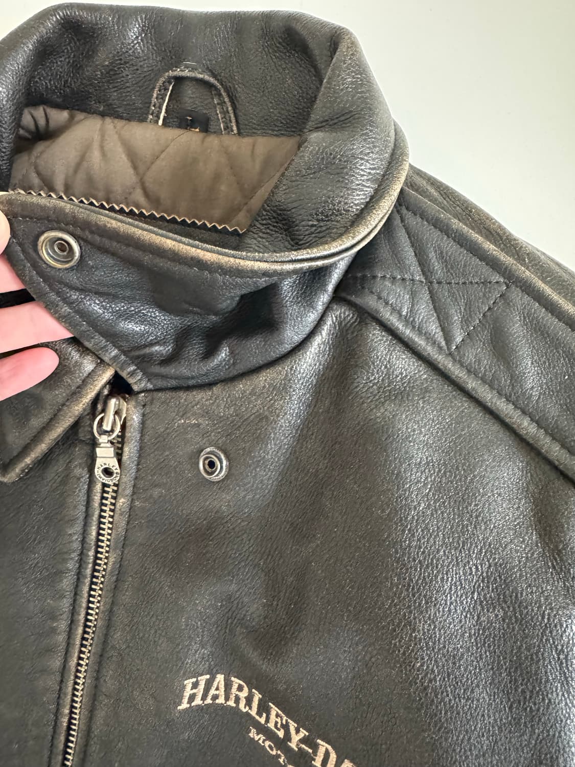 [L] 빈티지 할리데이비슨 가죽 자켓 상품이미지8