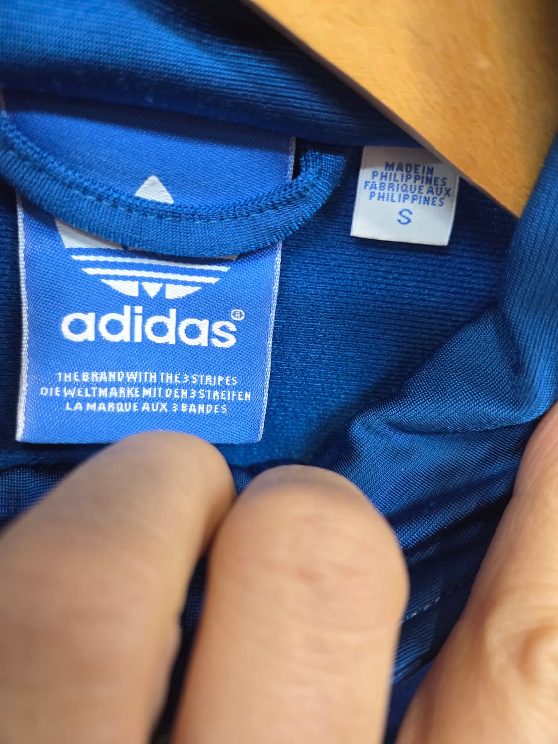 아디다스 해외판 파이어버드 트랙탑 져지 블루오렌지 s 국내 95 상품이미지3