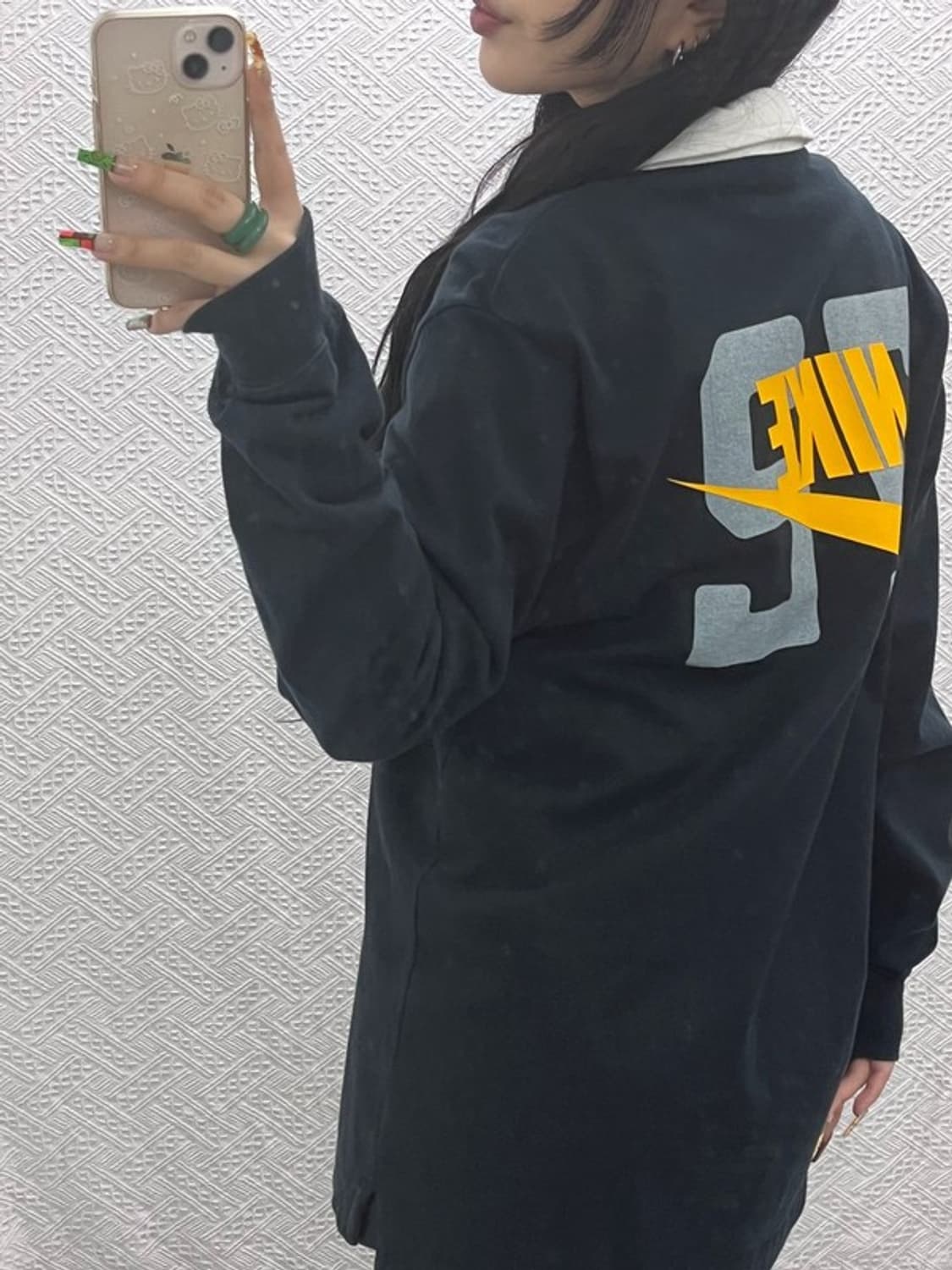 나이키 올드스쿨 레트로 빈티지 럭비 카라 롱슬리브 L C09537 상품이미지1