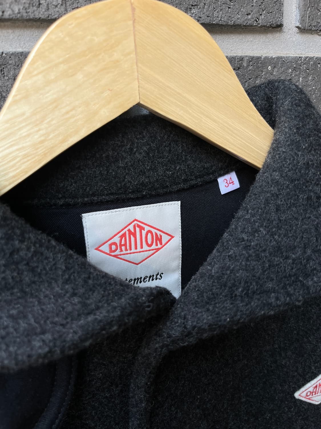 Danton 단톤 울 코트 다크그레이 34 상품이미지7