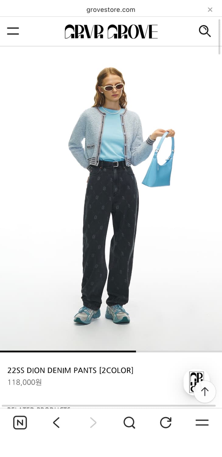 그로브 Dion denim pants 상품이미지2