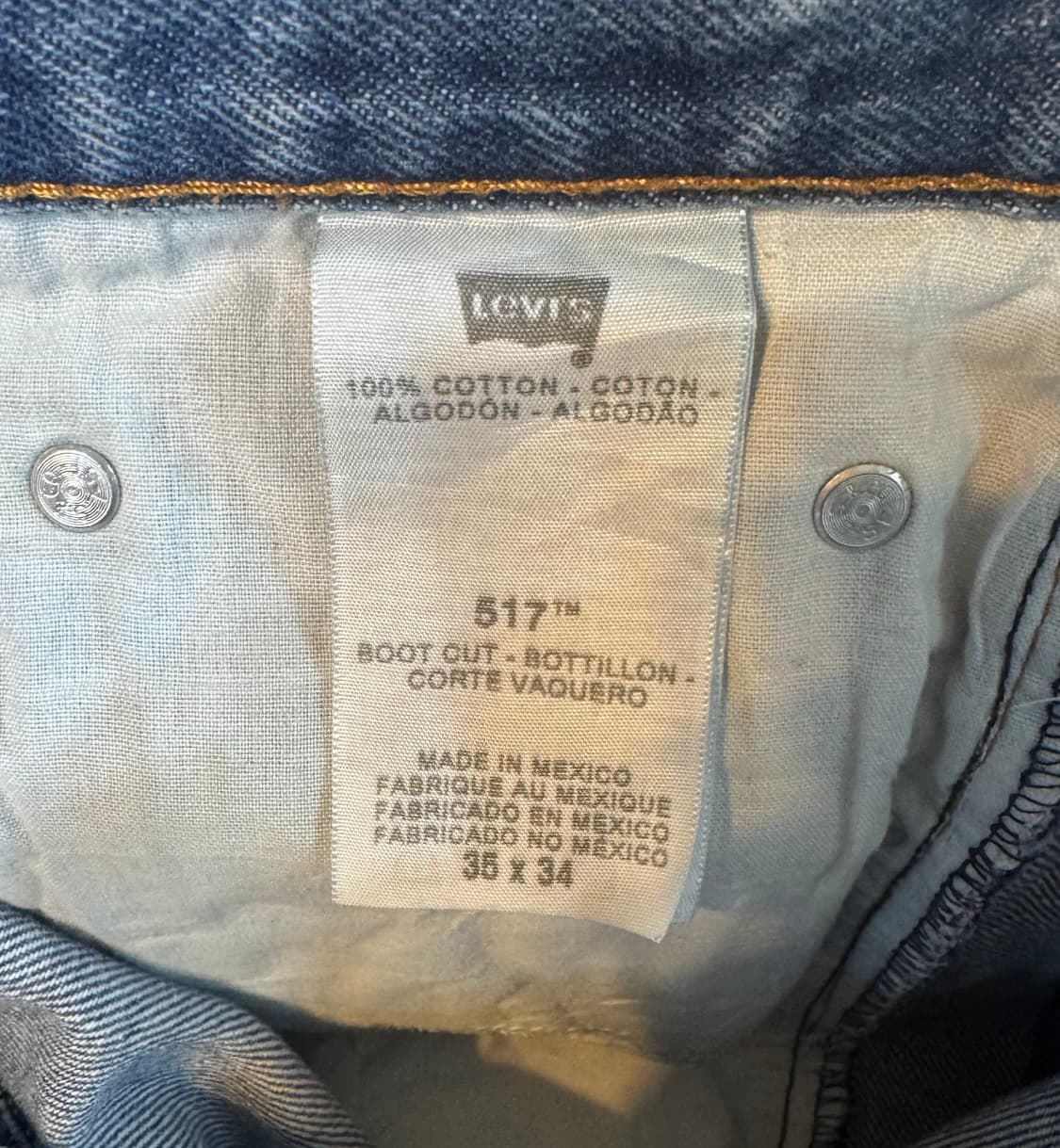 빈티지 리바이스 517 35(33~34) (622) 상품이미지5
