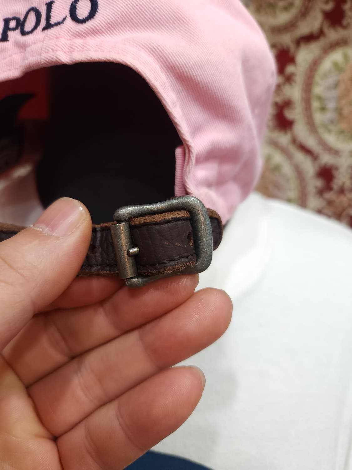 폴로 랄프로렌 핑크 가죽스트랩 볼캡

 상품이미지5