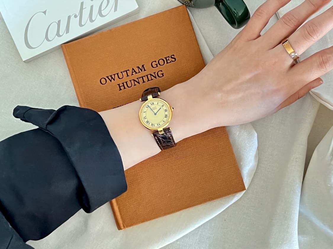  머스트 드 까르띠에 방돔 베르메이유 시계(L남여동용) / 정품감정. 케 상품이미지10