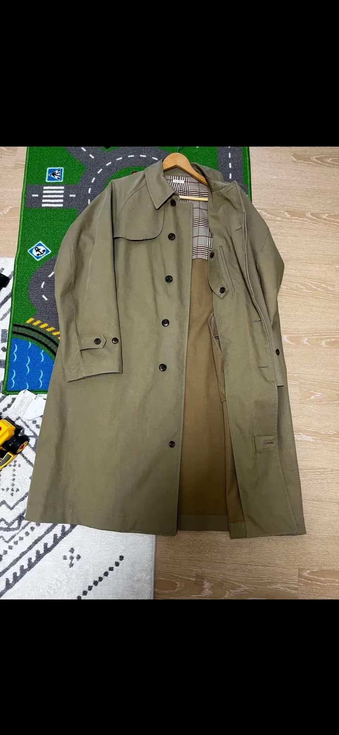 피그벨 트렌치코트 2사이즈 카키 컬러 상품이미지1