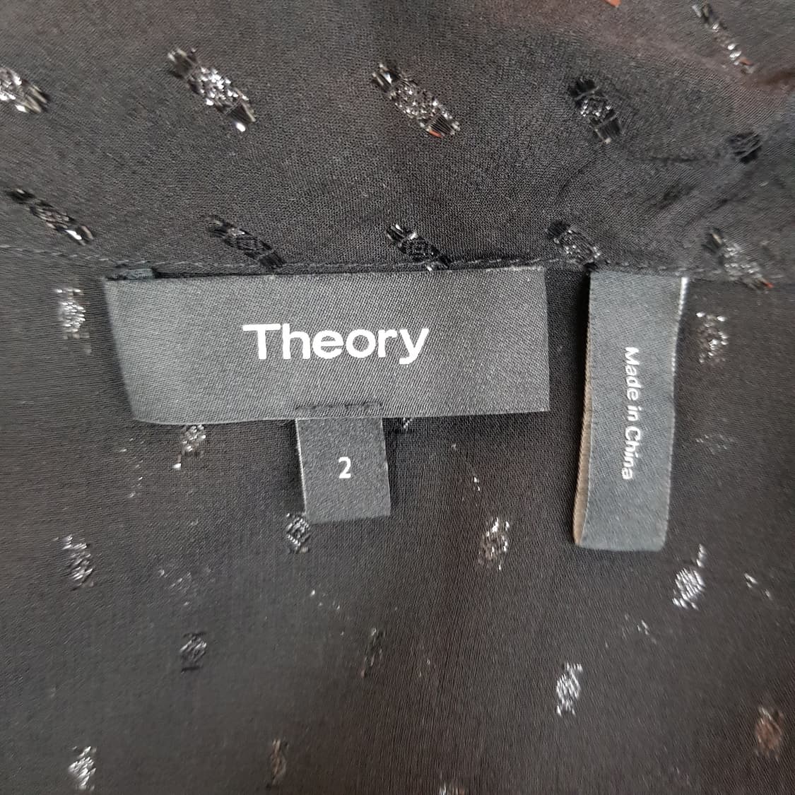 띠어리 메탈릭 실크 스카프 드레스 2사이즈 상품이미지7