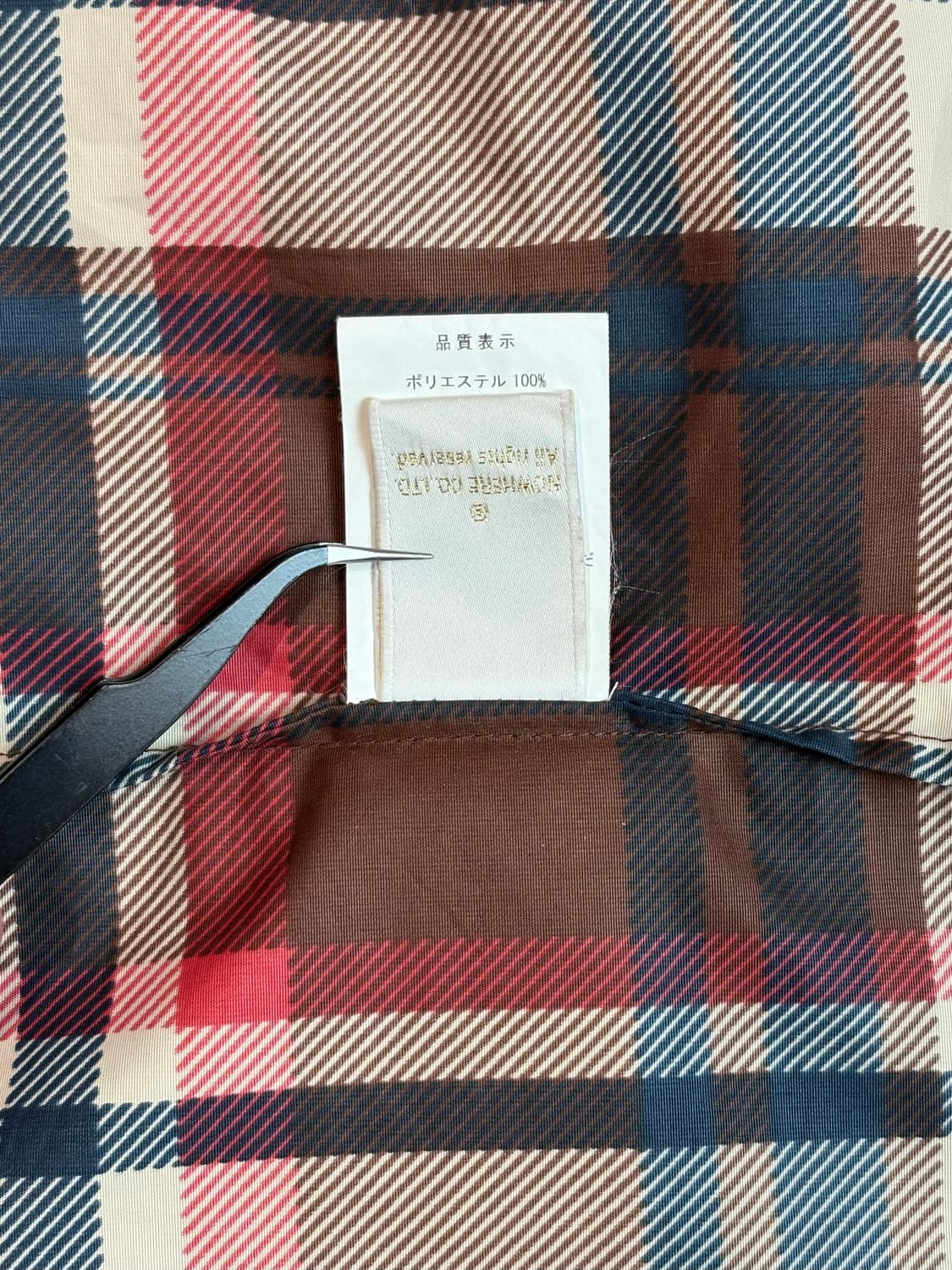 베이프 체크 후드 바람막이 상품이미지10
