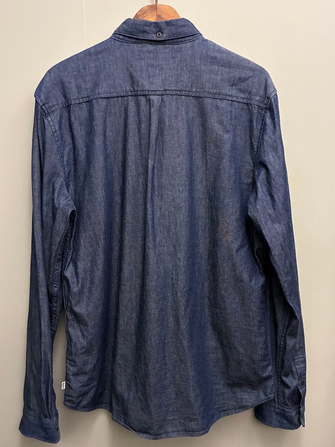 (L)리바이스 화이트탭 코튼 샴브레이 버튼다운 셔츠 데님셔츠  상품이미지6