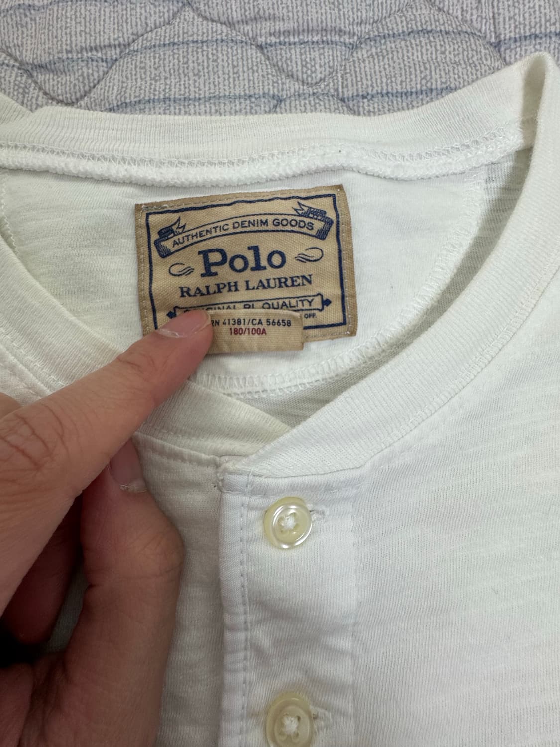 폴로 랄프로렌 헨리넥 셔츠 상품이미지3