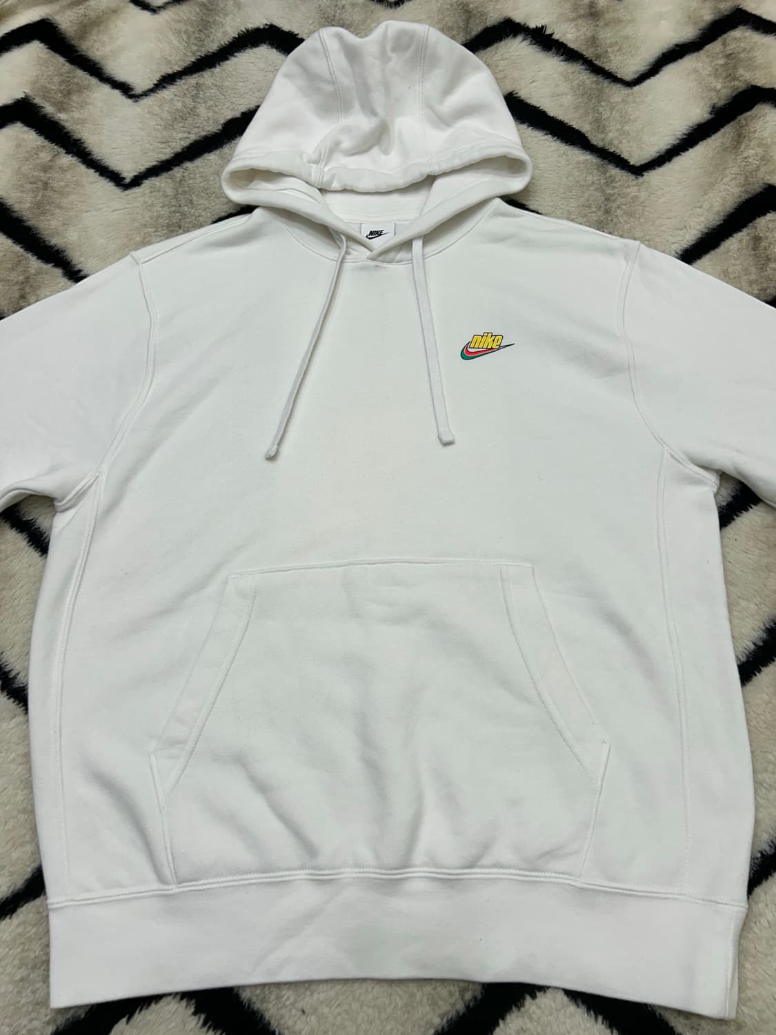 [L]나이키 스포츠 Keep it Clean 후드/화이트/기모 상품이미지5