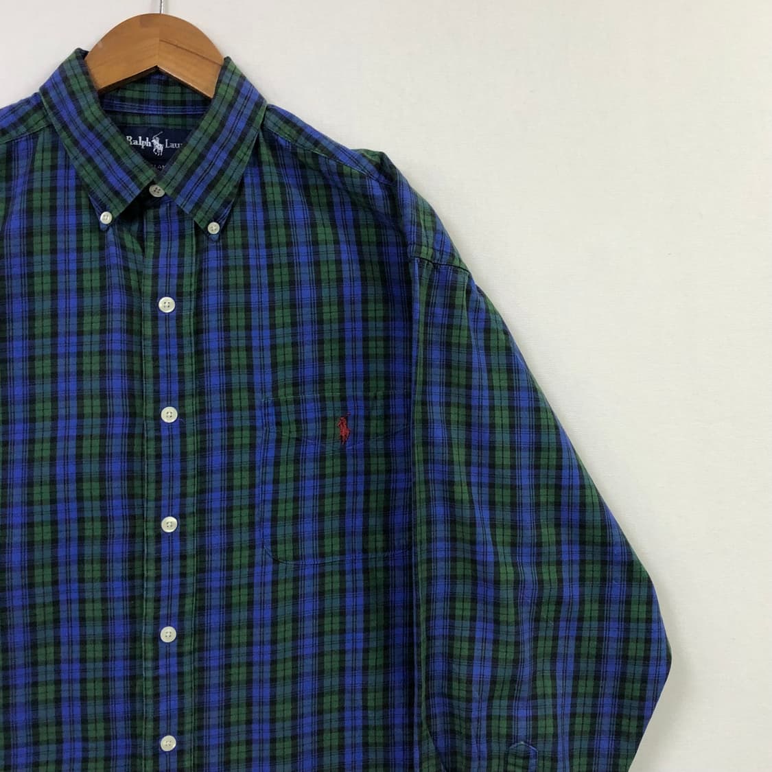 Xxl 폴로 체크 셔츠 상품이미지1