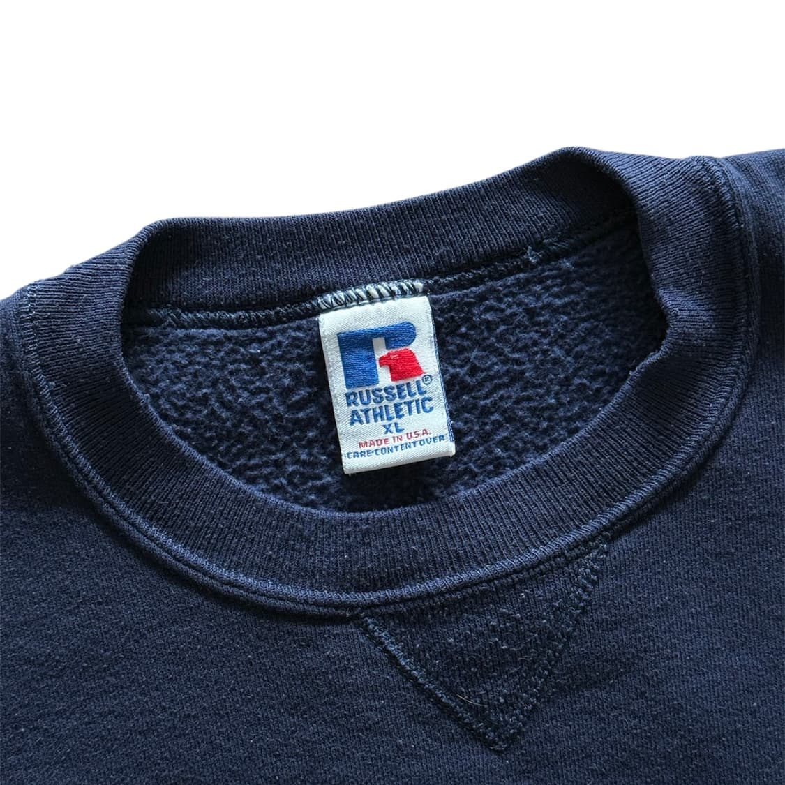 90s 빈티지 러셀 스웻셔츠 네이비 상품이미지4