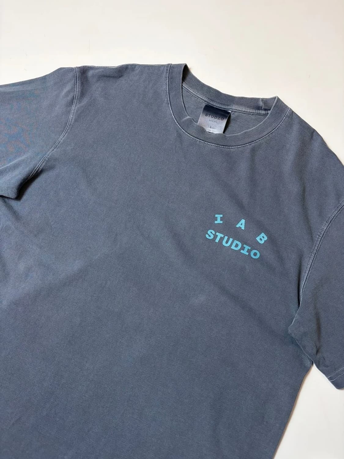 아이앱스튜디오 빅로고 오버핏 반팔 티셔츠 PN9368 상품이미지4