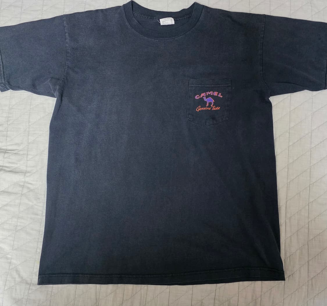 [XL] 90s 빈티지 카멜 프로모 제뉴인 테이스트 포켓 티셔츠 상품이미지5
