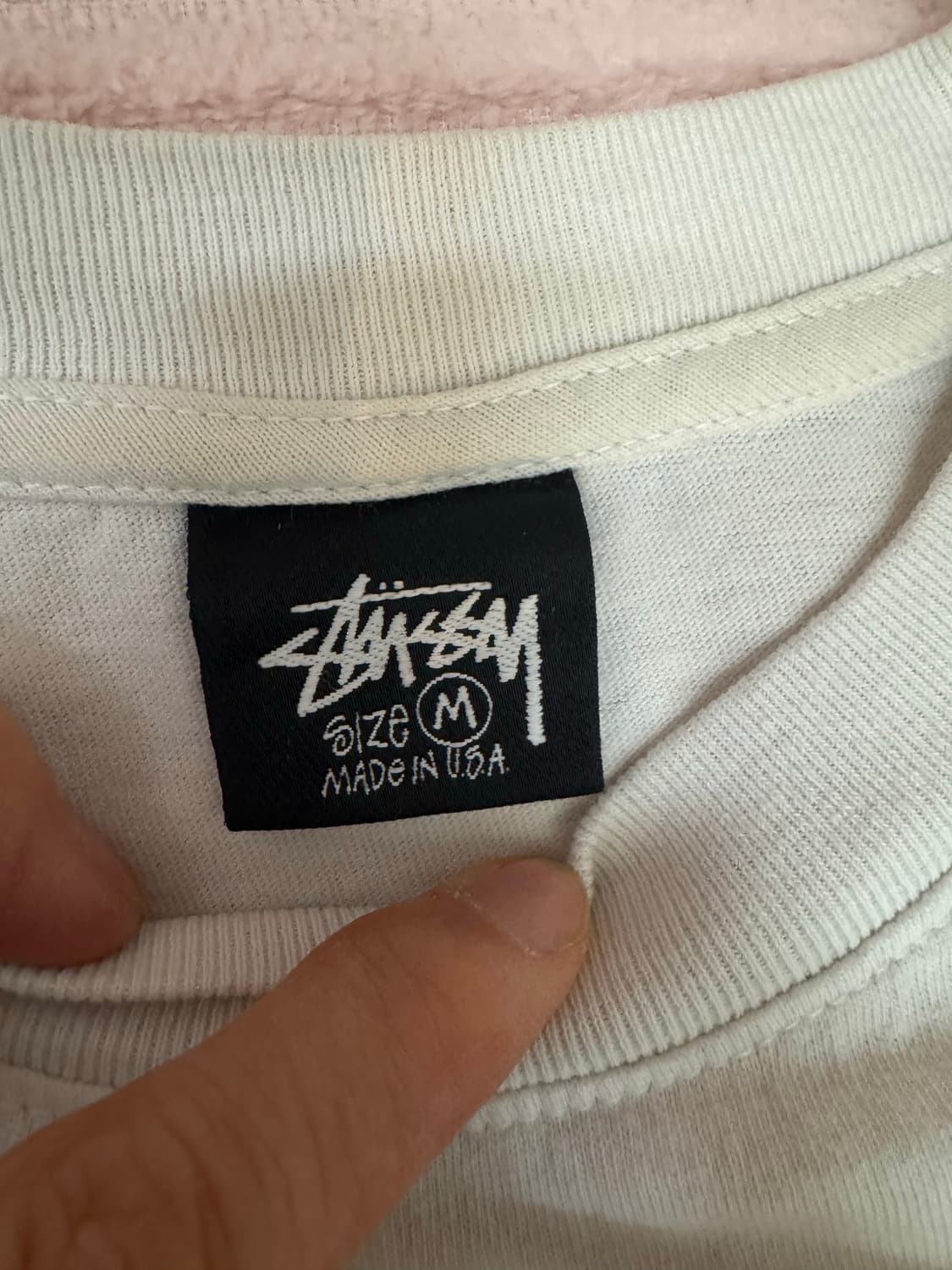 Stüssy 스투시 천지창조 그래픽 반팔 티셔츠 (아이보리) 상품이미지7