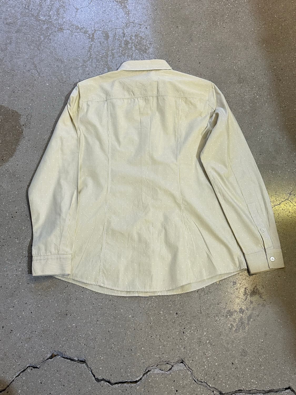 BURBERRY 버버리 옐로우 스트라이프셔츠 상품이미지6