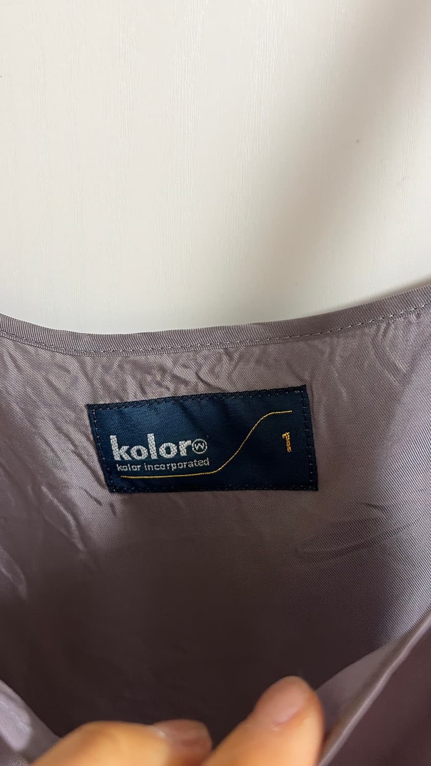 Kolor 큐브라 원피스 44,마른55 정품  상품이미지4