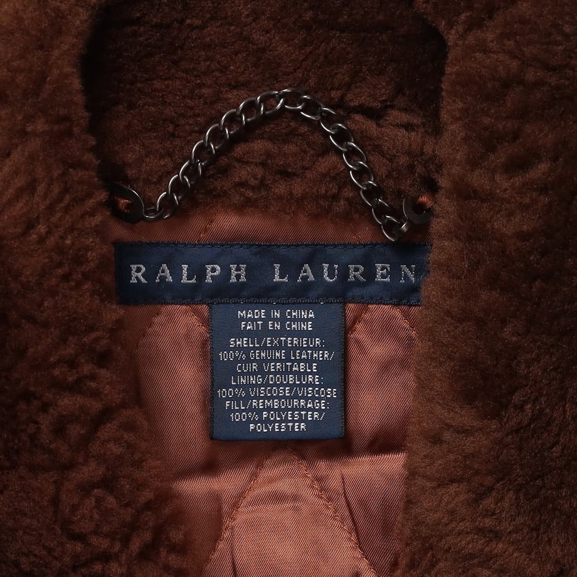 Polo by Ralph Lauren 시어링 레더 자켓 상품이미지9