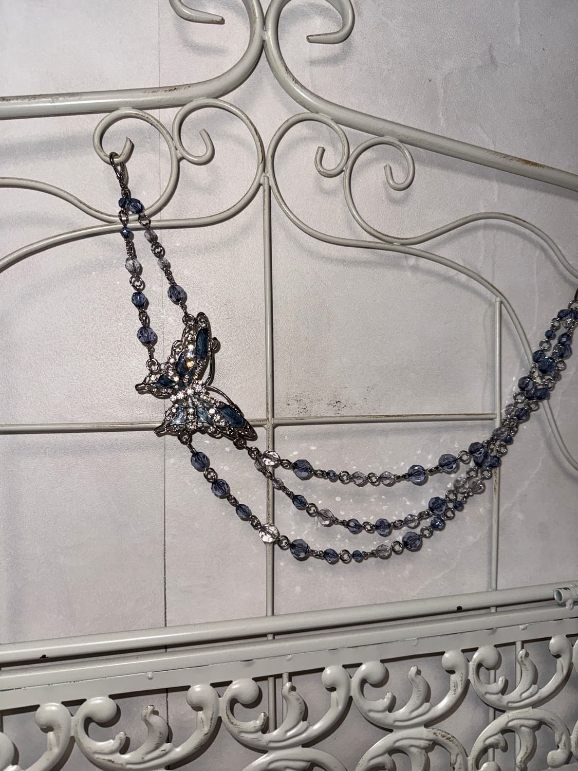 Blue fairy butterfly cubic chain belt 상품이미지2