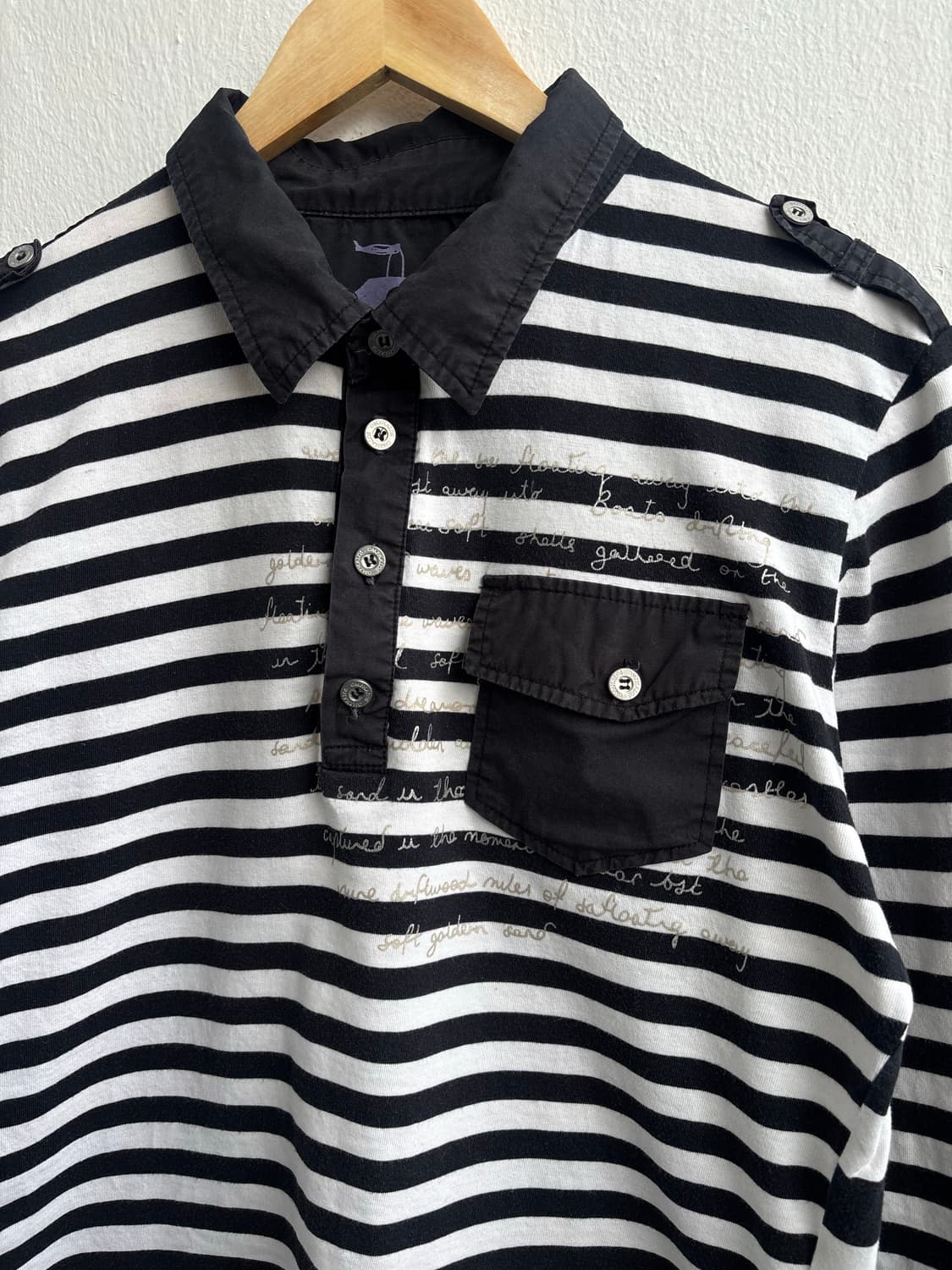 Vintage Pocket Detail Stripe Top 상품이미지5