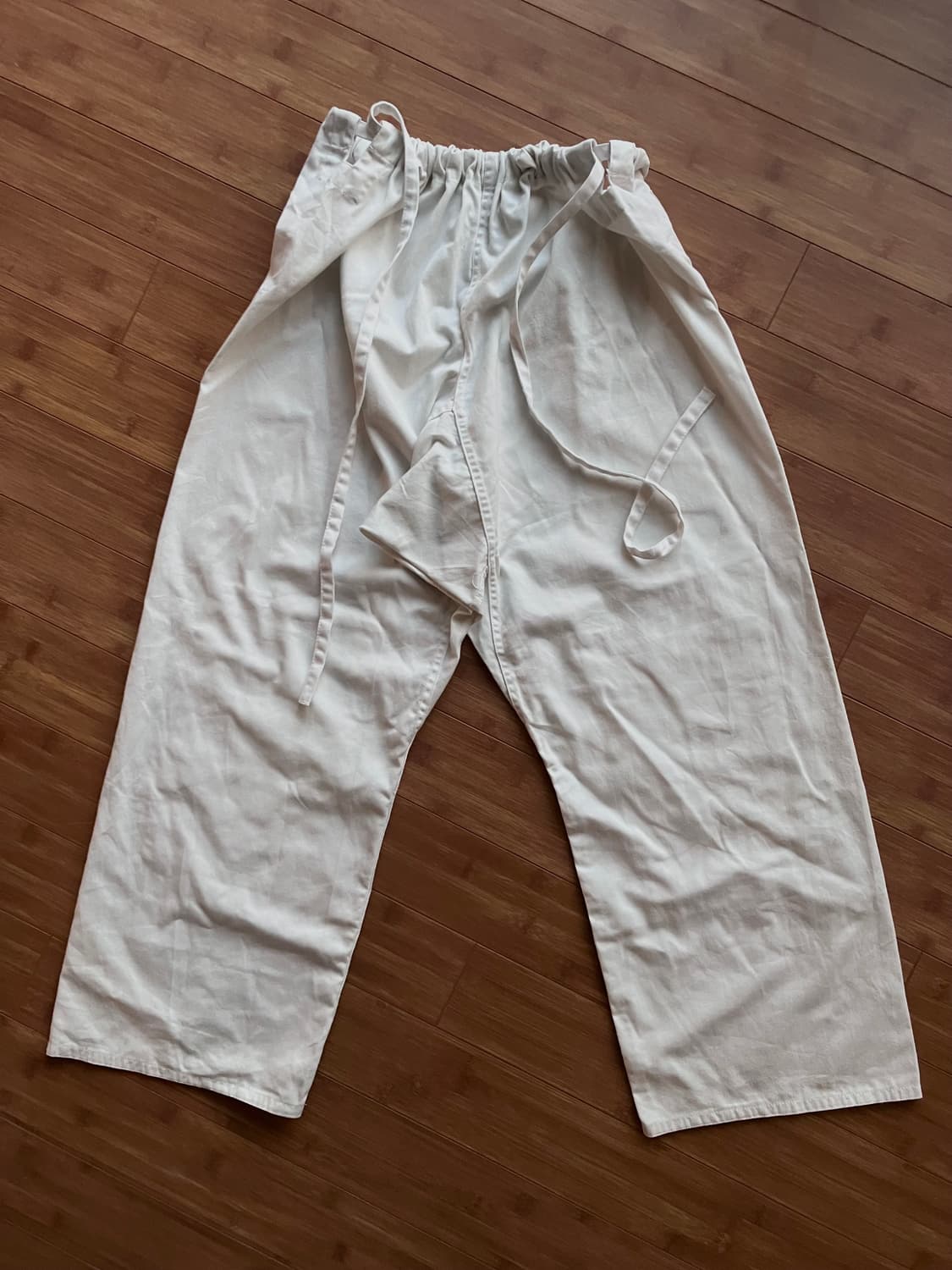 화이트 도복 팬츠 상품이미지5