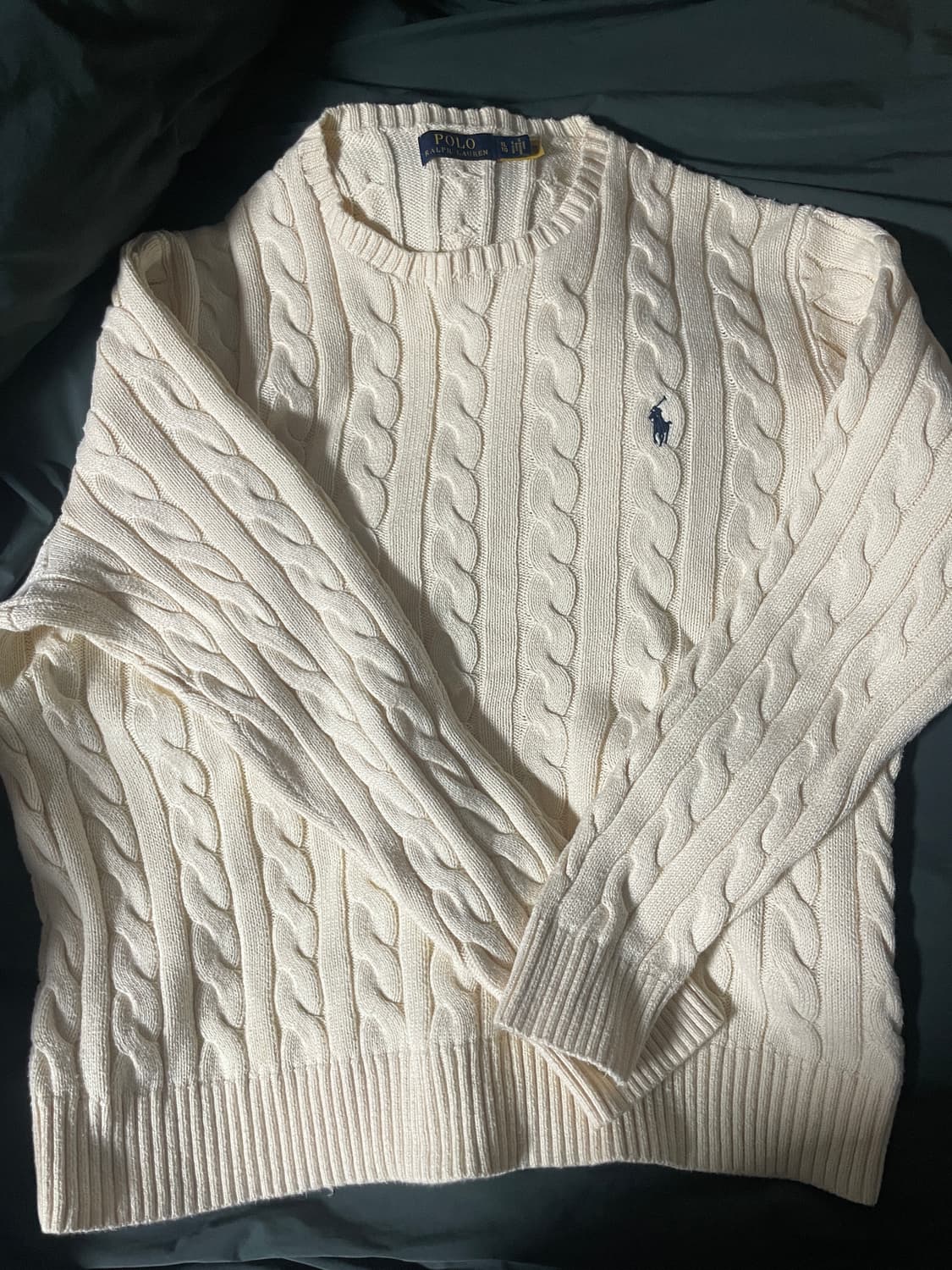 폴로 꽈배기 니트 상품이미지1