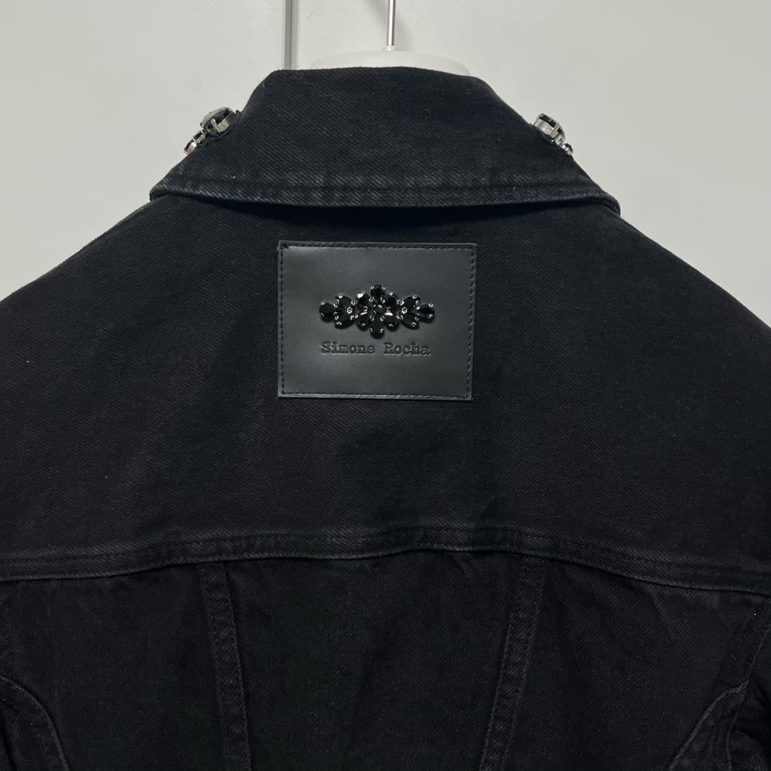 [4]시몬로샤25ss Embellished Sculpted 데님 코트 상품이미지6