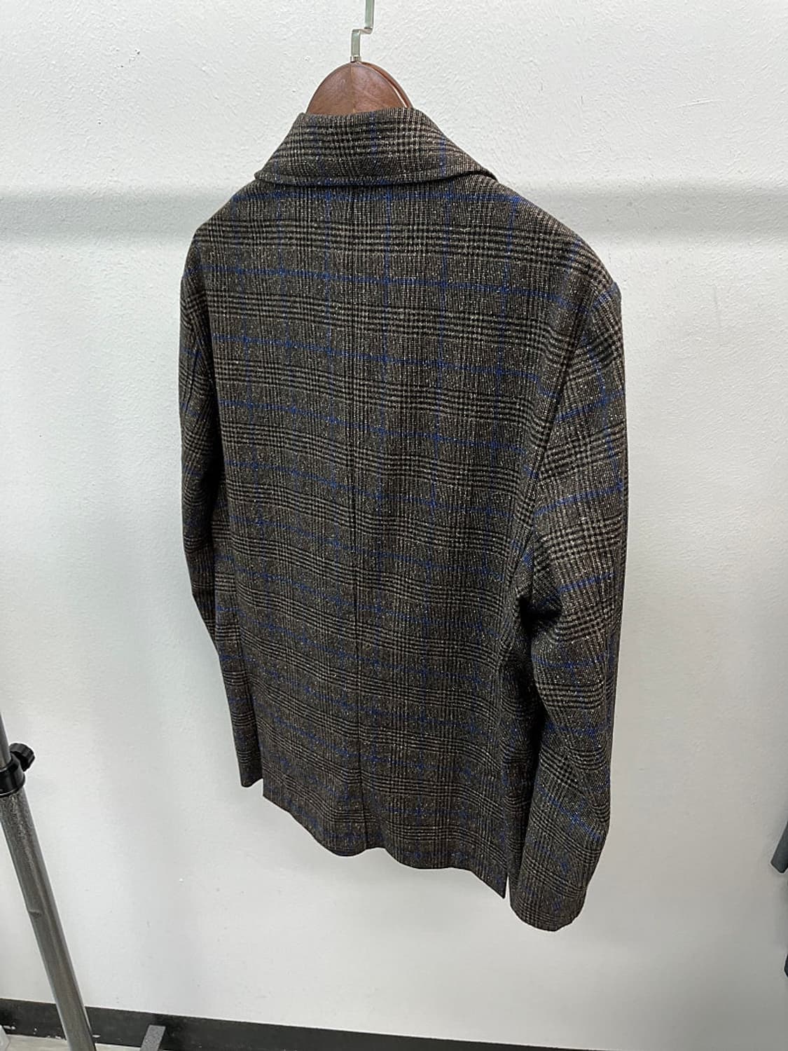 95) 다니엘알레산드리니 브라운 체크자켓  상품이미지8